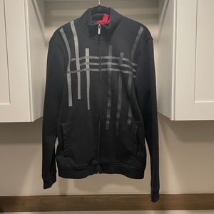 Black zip up sweatshirt by Alfani